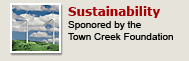 Sustainability - Sponsored by the Town Creek Foundation